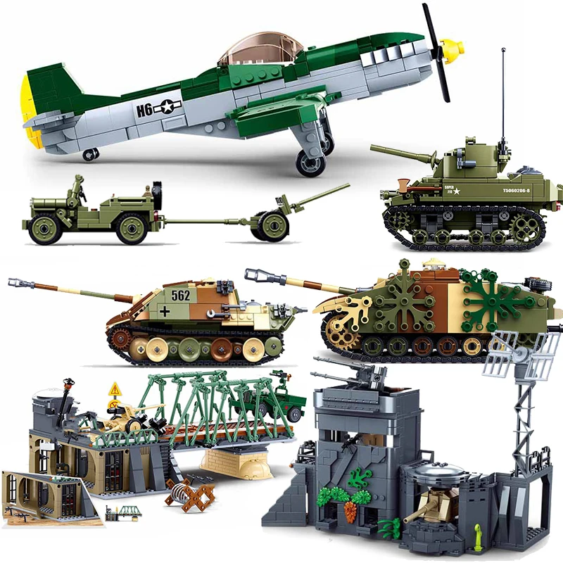 COLOQI-minifiguras militar de la segunda guerra mundial, juego de bloqu de construcción, soldados, armas, ejército, bloqu, juguet educativos para niños / Juguet de construcción COLOQI-minifiguras militar de la segunda guerra mundial, juego de bloqu de construcción, soldados, armas, ejército, bloqu, juguet educativos para niños / Juguet de construcción