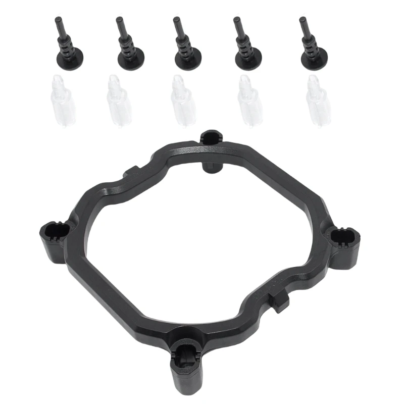 DeJivsin 2 stuks Backplate voor AM4, CPU Koellichaam Beugel Backplane, Backplate CPU-koeler met schroeven, compatibel met AMD AM4 B350 X370 A320 X470, AM4 sokkelhouder houder