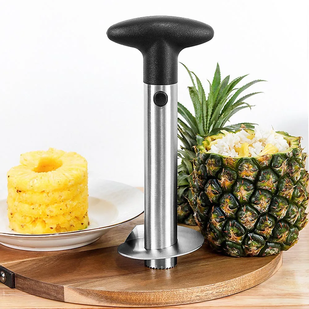 Stainless Steel Fruit Pineapple Corer Slicers Peeler Cutter Parer