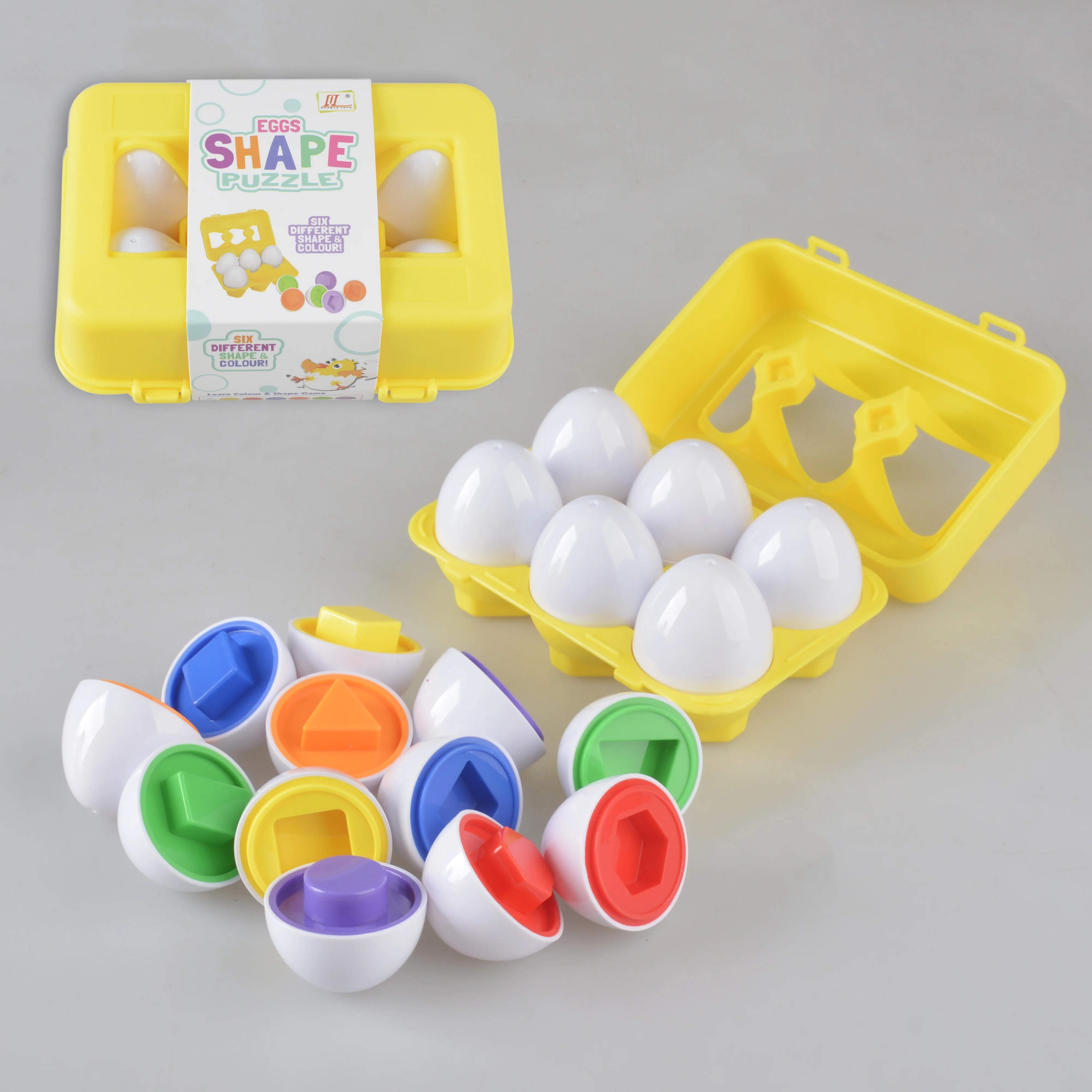Educational Matching Smart Egg Toys, Children's Stacking Toys, Cognitive Puzzle Educational Science Holiday Gifts