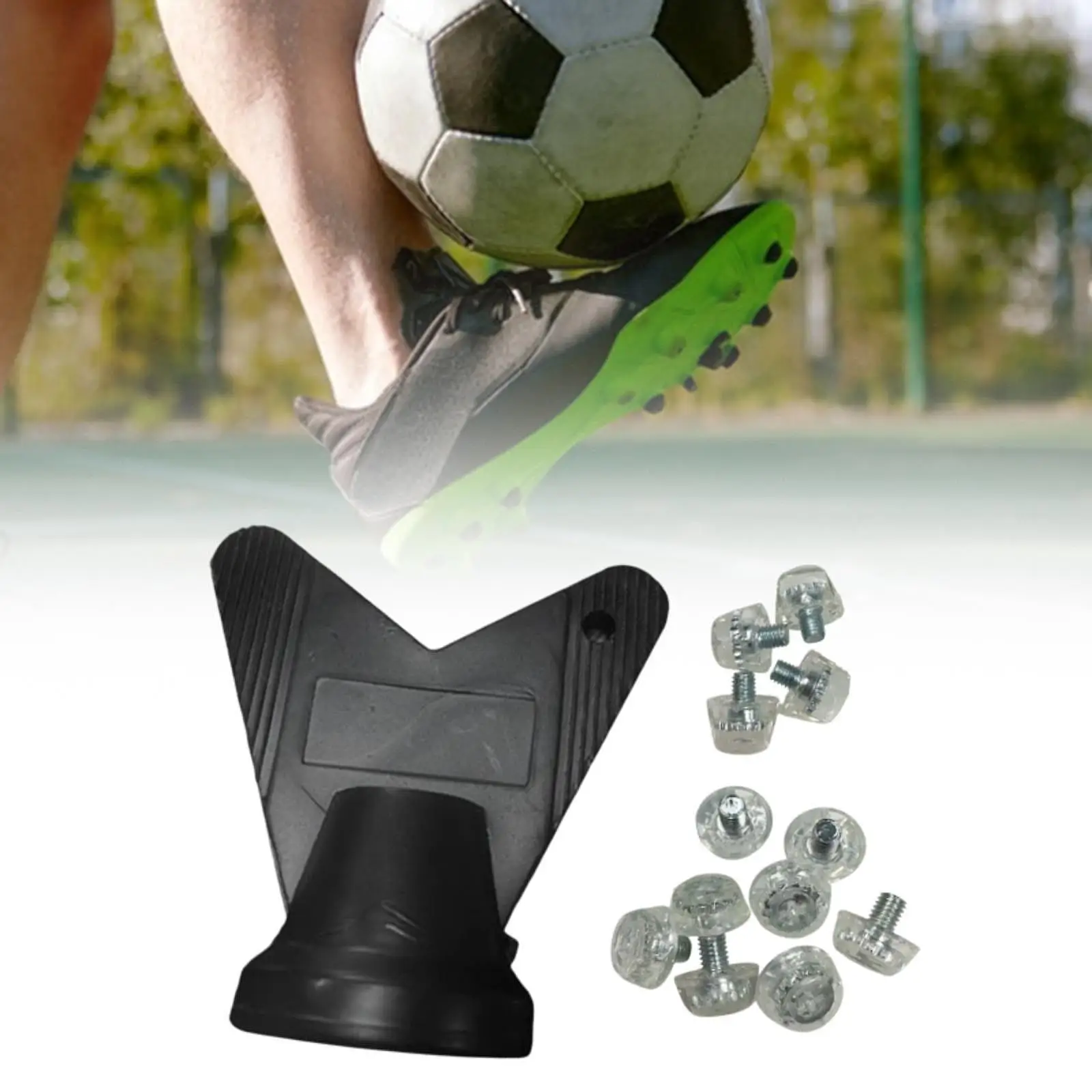 12 Pieces Football Boot Studs Replacement Professional Firm Ground M5 7mm 10mm Anti Slip Soccer Studs Football Boot Spikes