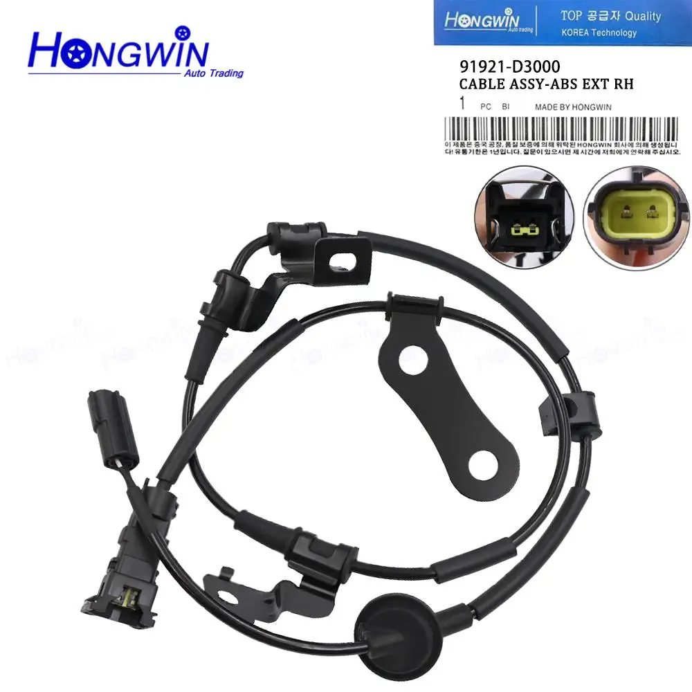 Cable Assembly ABS Ext Right Left Sensor 91921-D3000 91920-D3000 For Hyundai Tucson W/O AWD Eco-L4 1.6L 2.0L
