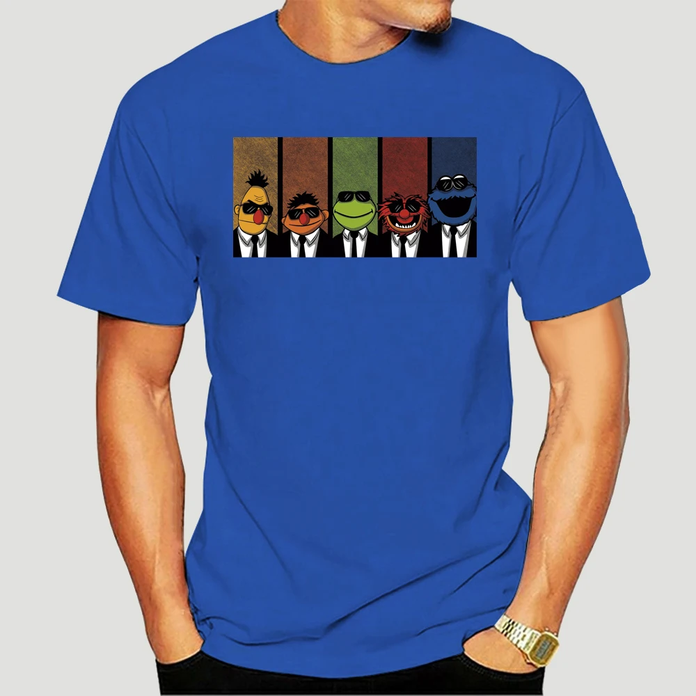 Reservoir Muppets Cookie Monster T-Shirt Per Uomo Plus Size Custom Group Shirt Uomo Cotton Tees Streetwear 3329X