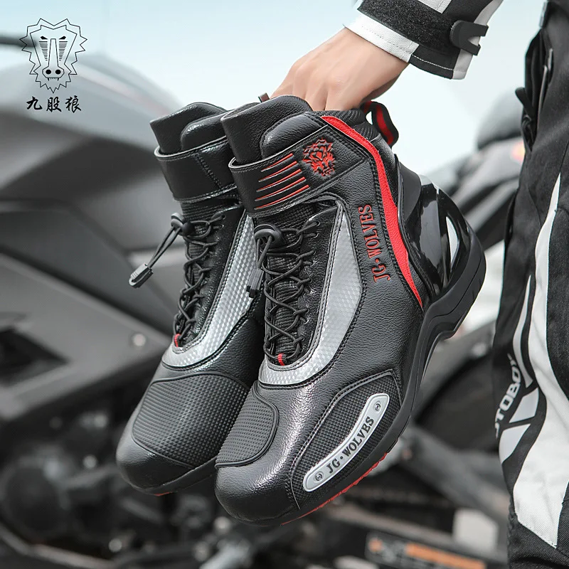 

Motorcycle riding boot road race track racing protective shoes motorcycle shoes motorcycle boots men motocross boots botas moto