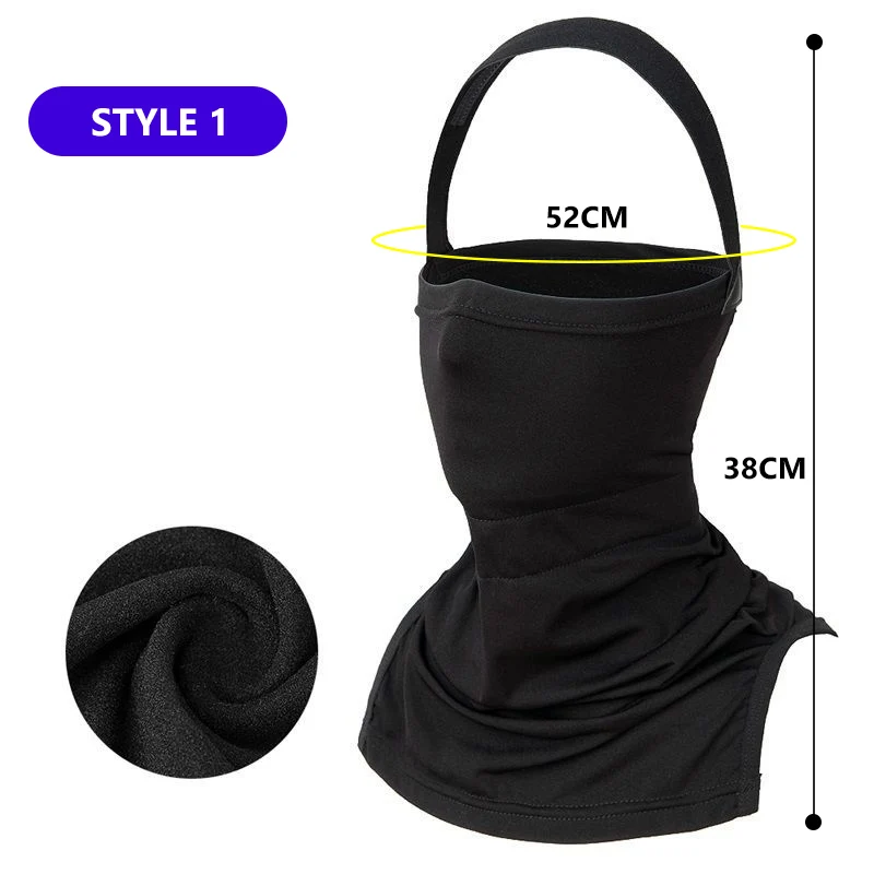 Breathable Balaclava Face Mask Men Fishing Sun Protection Hot Weather  Dustproof Face Mask Full Face Cap Wrap Scarf