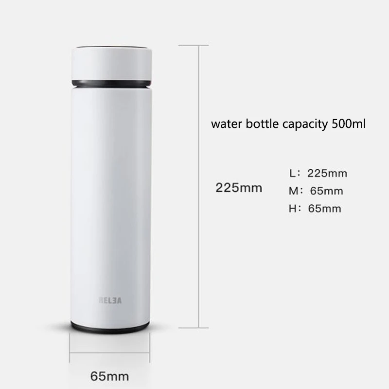 Garrafa de água digital inteligente mantém garrafa
