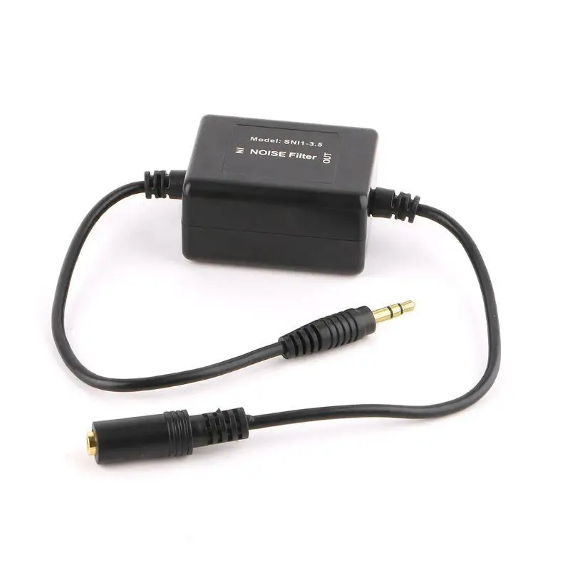 

Ground Loop Isolator for Audiophile Car Noise Filter Eliminate with 3.5mm Cable Electronics Accessories