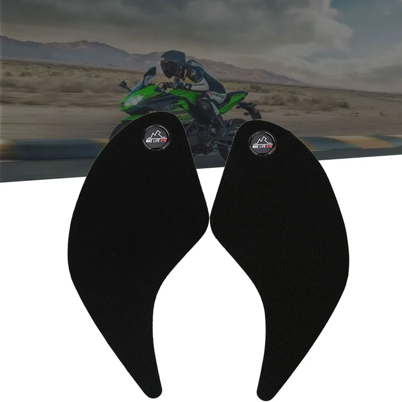 For Kawasaki Ninja 250 300 Ninja250 Motorcycle Side Tank Traction Pad Stickers 3M Fuel Knee Grip Protector Anti Slip Decals