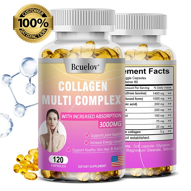 

Whitening Collagen + Glutathione + Vitamin C Skin Facial Reduce Melanin Antioxidant Detoxification & Support Immune