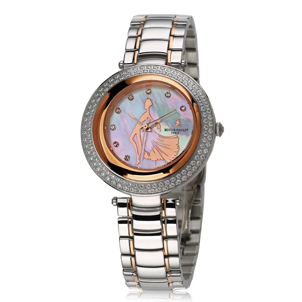 High Quality Luxury Brand Quartz Watch for Woman Waterproof Gold Wristwatch Sapphire Rhinestone Stainless Steel Lady Watch 2023