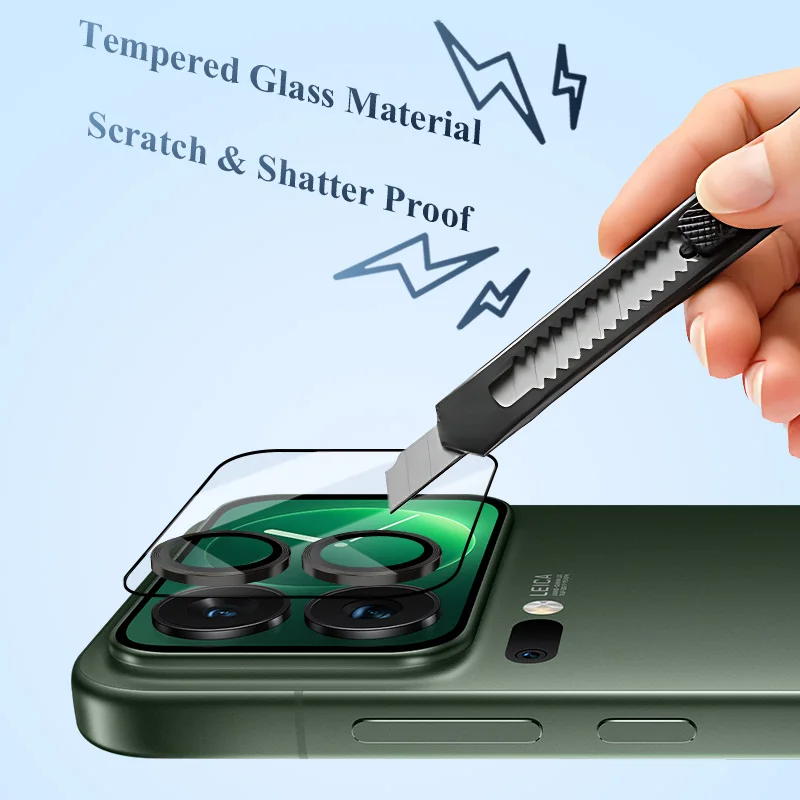 Enhanced Camera Lens Protector: Full Coverage Tempered Glass with Anti-Scratch & Anti-Fingerprint Features
