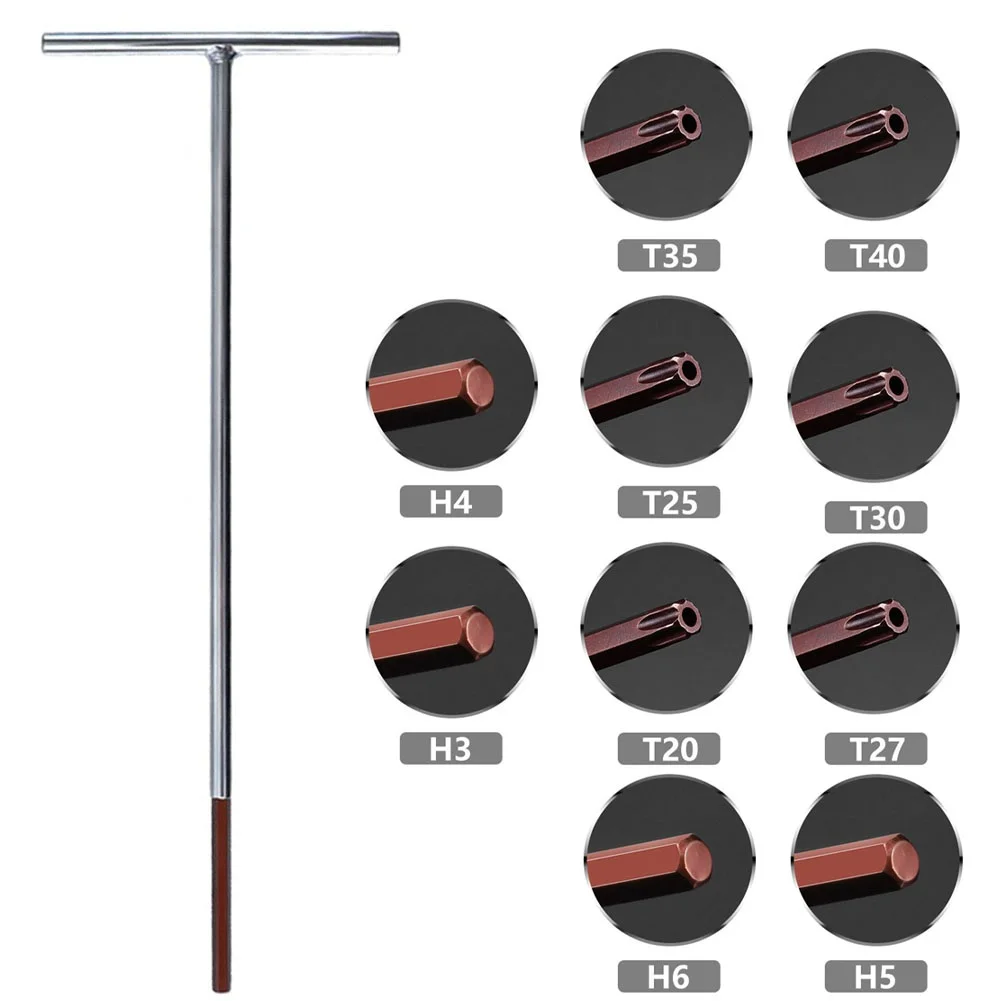 

Т-образный шестигранный ключ Torx, отвертка, ключ, гаечный ключ, ручной инструмент для ремонта, оборудование для мастерской, ручные инструменты