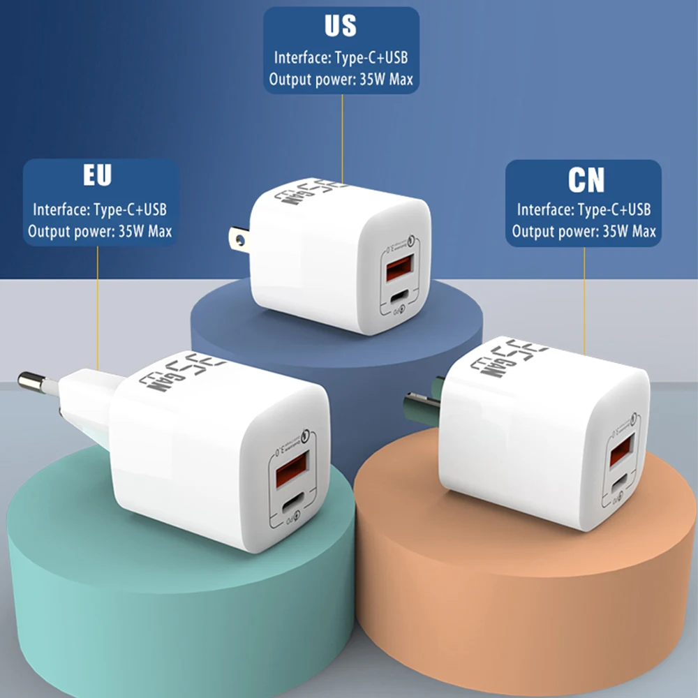 UGOURD PD 35W GaN USB C 고속 충전기, 33W 전원 어댑터, USB A 타입 C, 아이폰 아이패드 맥북 노트북 삼성 화웨이 샤오미 Best Top5 UGOURD PD 35W GaN USB C 고속 충전기, 33W 전원 어댑터, USB A 타입 C, 아이폰 아이패드 맥북 노트북 삼성 화웨이 샤오미 Best Top5
