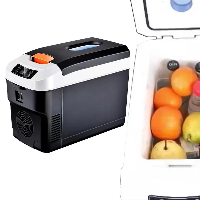 

Dual-purpose Mini Camping Fridge For Auto And Home Portable Car Refrigerator 10L Large Capacity Electric Freezer Car Accessories