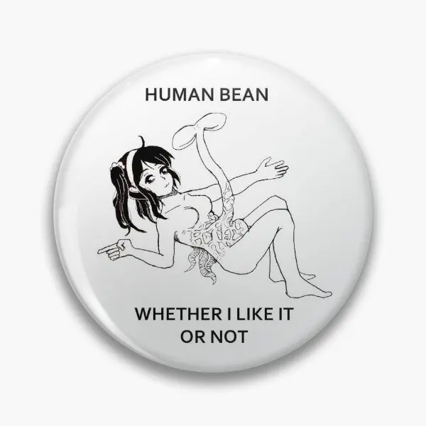 

Human Bean Soft Button Pin Cartoon Gift Jewelry Decor Hat Collar Badge Lapel Pin Creative Fashion Clothes Brooch Funny Cute
