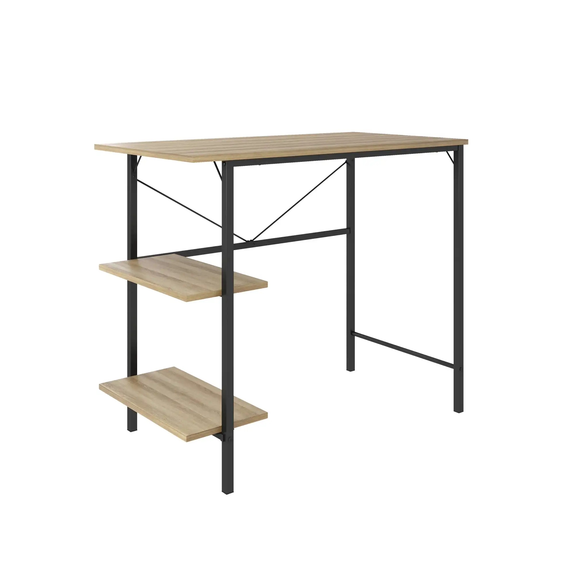

Mainstays Pierce 30 inch Tall Storage Desk, Oak