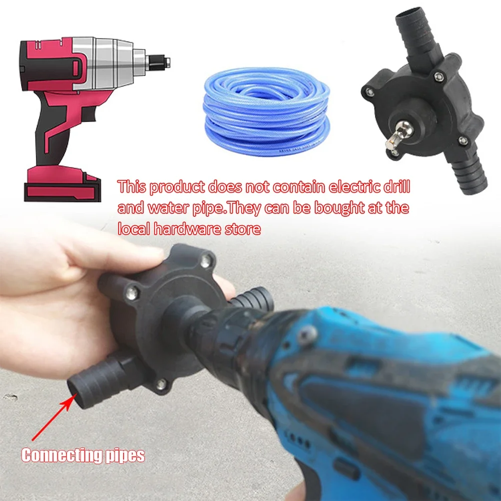 

Household Portable Electric Drill Pump Diesel Oil Fluid Water Pump Mini Hand Self-priming Liquid Transfer Pumps