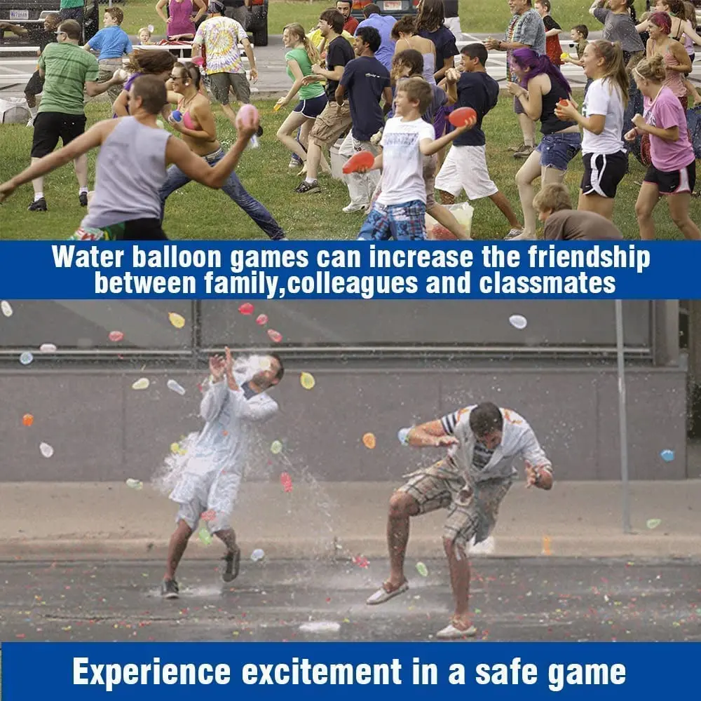 Funny Water Balloons Toys Magic Summer Beach Party Outdoor Filling Water Balloon Bombs Toy For Kids Adult Children 4