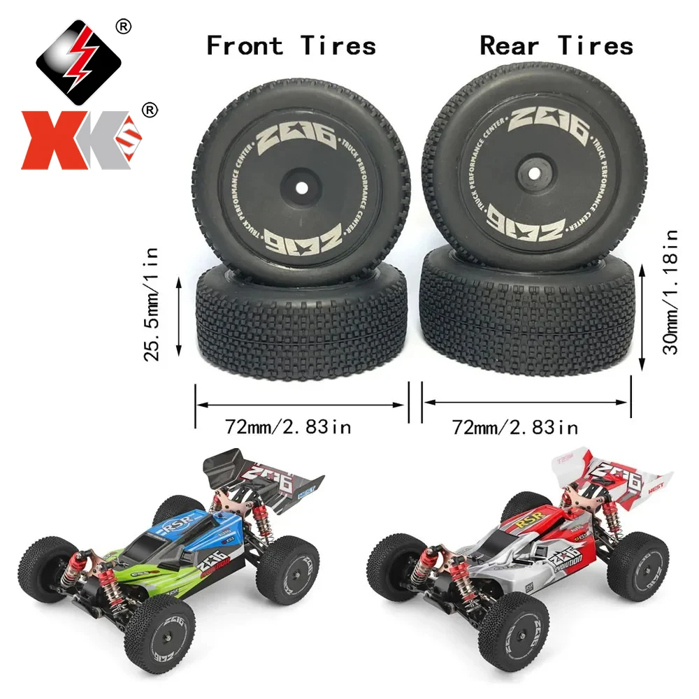 

WLtoys XK Upgrade Original 144001 144010 124018 124019 124017 124016 parts Front Rear Tires RC Off-Road Car accessory