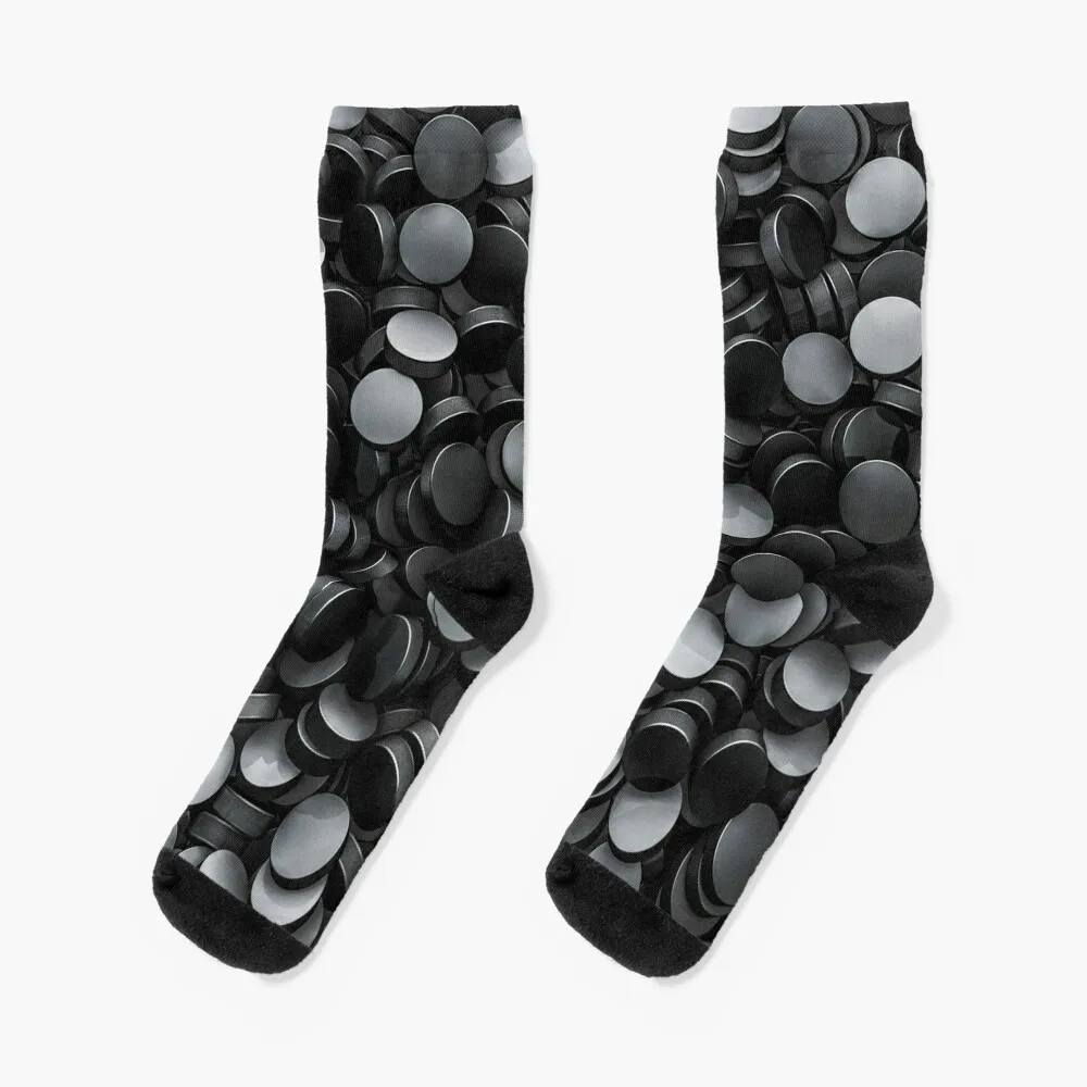 

Hockey pucks Socks japanese fashion man Stockings Socks Woman Men's