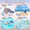 6PCS Summer Cartoon Beach Set Toys Children Digging Sand Plastic Bucket Watering Bottle Shovel Children Beach Water Play Toys 2