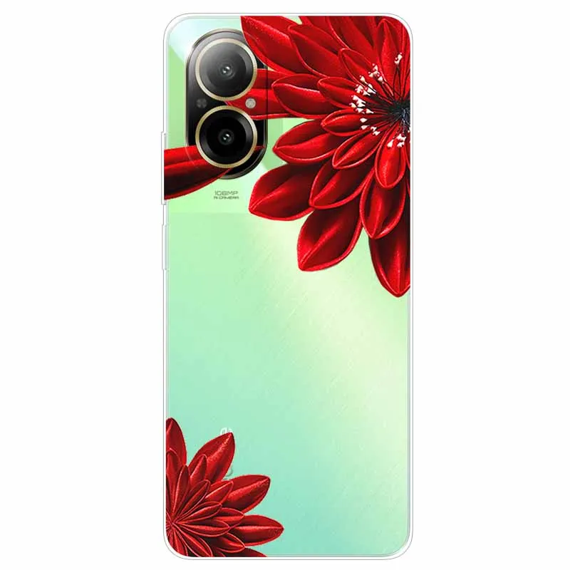 Transparent Cute Soft Silicone TPU Phone Case with Clear Bumpers