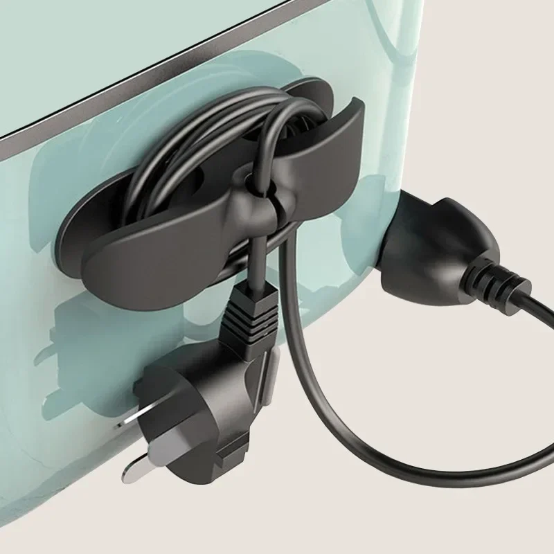 HOT Kitchen Appliance Cable Organizer Rice Cooker Wire Storage No Drill Holder Household Power Cord Management Tool 3