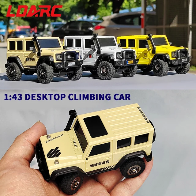 LDARC X43 1/43 MINI RC Electric Remote Control Model Car Desktop Crawler RTR 4WD Adult Children's Toys 4