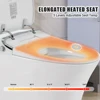 Luxury Smart Toilet with Dryer and warm water,  Elongated Bidet Toilet with Heated Seat, with Remote Control, LED Night Light 3