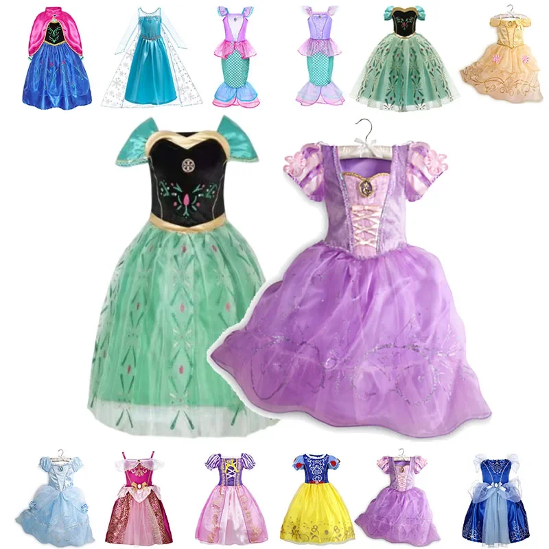 Déguisements Princesse Enfant - Robes Elsa Anna Raiponce