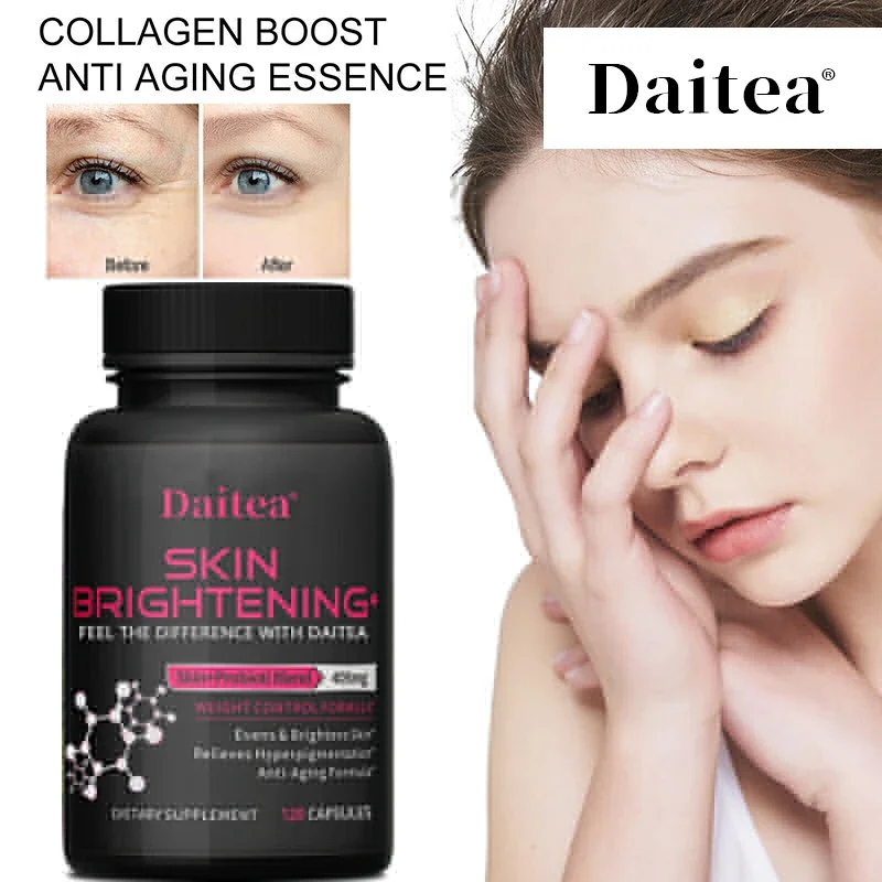 

Daitea Glutathione Collagen Capsules, immunity enhancement, hair, nails, healthy skin care, antioxidant