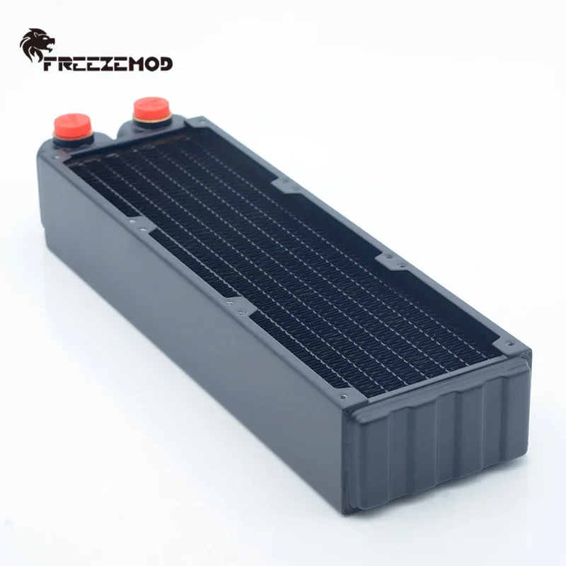 Zemod-radiador de Cobre de Camada Dupla para Computador Water Cooler 80 mm Fans Cobre Fins Tsrp-h240 45 mm - Imagem 5