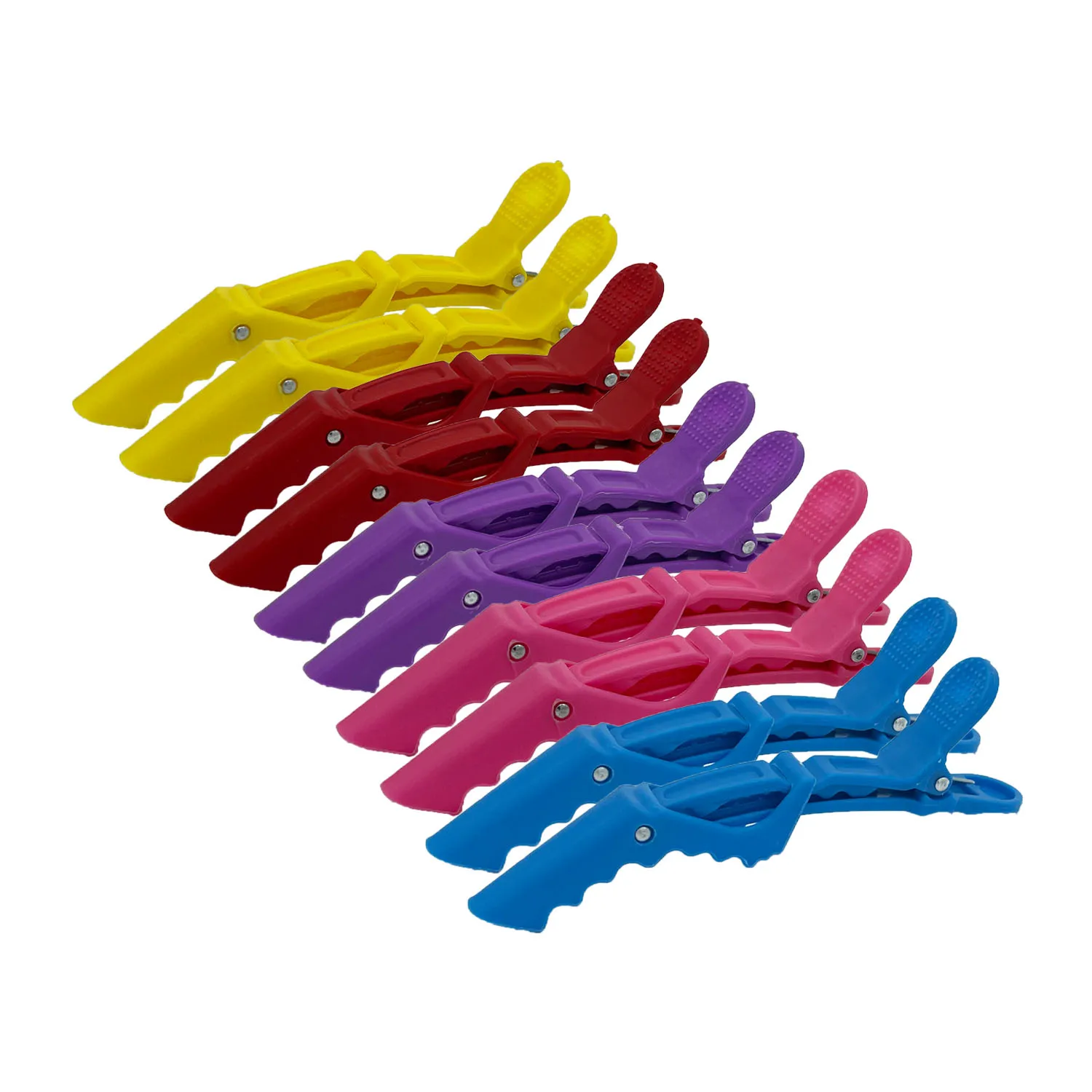 Hair Clips for Women, Wide Teeth & Double-Hinged Design ,Alligator Styling Sectioning Clips of Professional Hair Salon 10Pack product design styling