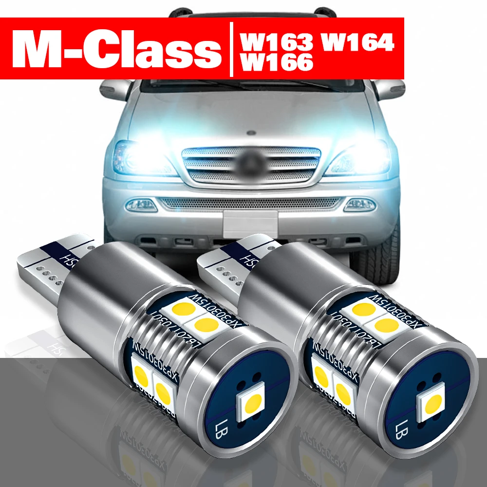 

For Mercedes Benz M Class W163 W164 W166 1998-2015 2pcs LED Parking Light Clearance Lamp Accessories 2010 2011 2012 2013 2014