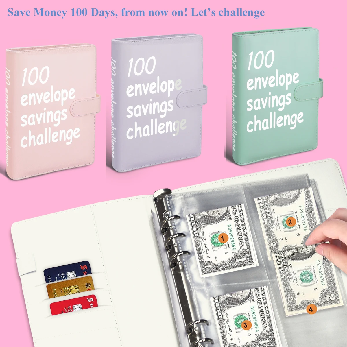 100 봉투 돈 절약 도전, 예산바인더, 예산플래너, 돈 절약, 쉽고 재미있는 절약 방법