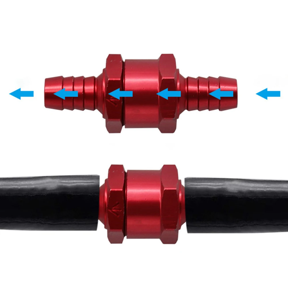 연료 비반환 체크 밸브 세트, 가솔린 디젤 물 연료 라인, 무방향, 6mm, 8mm, 10mm, 12mm, 4 개