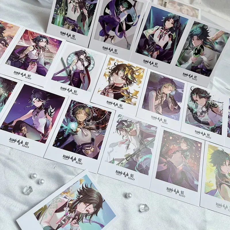 40pcs/set LOMO Cards Beelzebul Bookmark Students Stationary Message Card Kawaii Anime Photocard Nahida Tartaglia Jewelry Giftes kpop photo cards photo cards comics photo cards manga photo cards mini greeting cards anime card bookmark