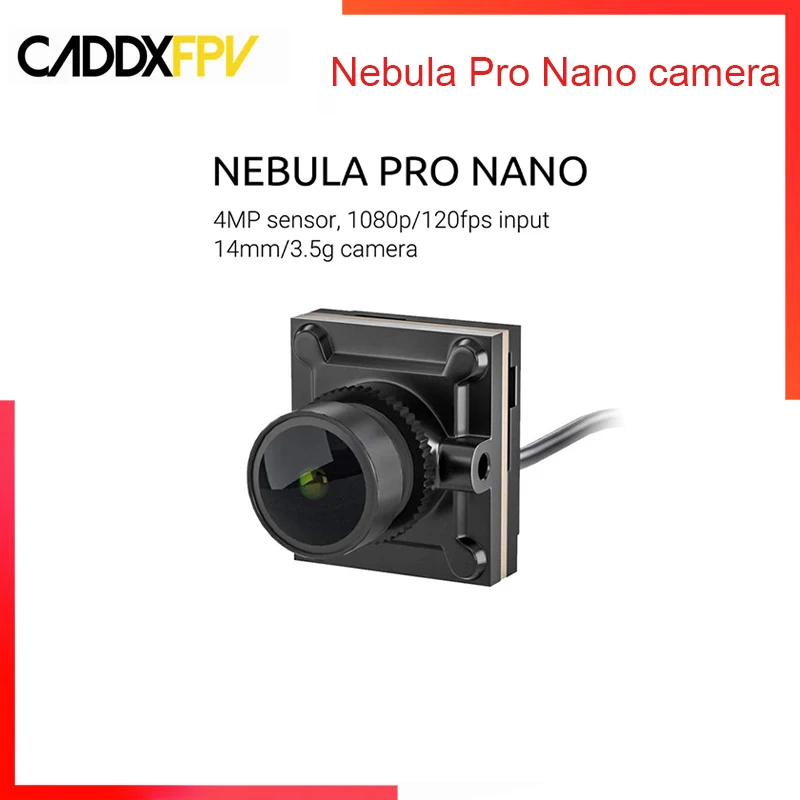 Caddx Nebula Pro Nano 720P/120Fps Digital Hd Con Cavo Da 8Cm Fotocamera Fpv Per Dji Air Unit E Vista