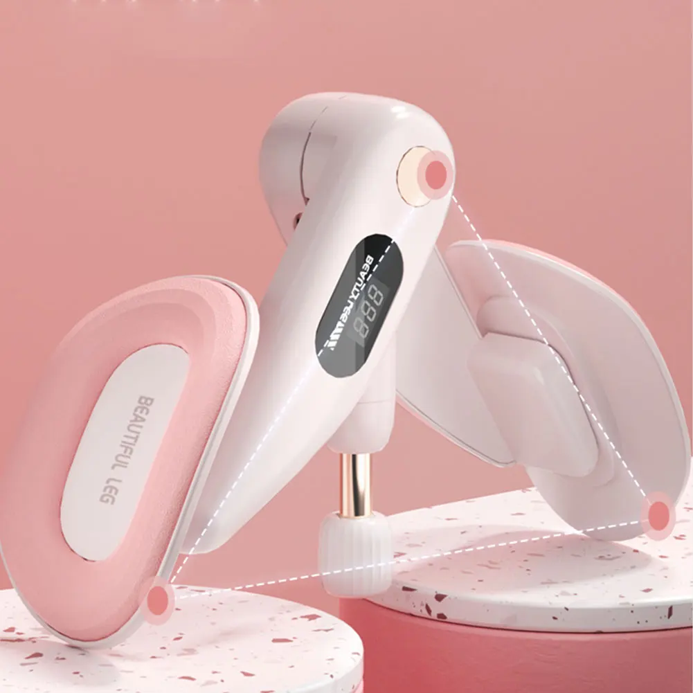 

Thigh Master Pelvic Floor Trainer 360 Degree Rotation with Counter Thigh Exerciser Kegel Exercises Device for Yoga Floor Muscle