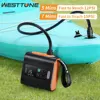 WESTTUNE Outdoor Wireless Air Pump Travel Vacuum Pump with Inflatable Deflate Portable Electric MINI Inflatable Pumps for Mats