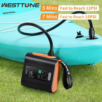 WESTTUNE Wireless Air Pump – Portable Electric Inflator & Deflator for Camping Mats & Air Beds 1