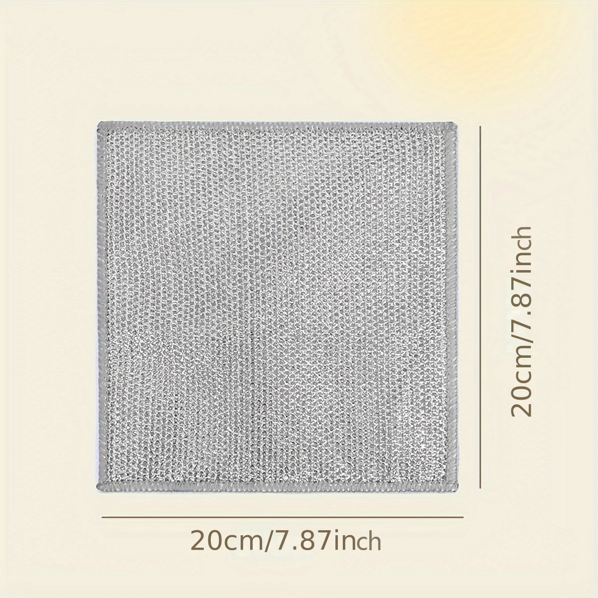 3pcs-New multifunctional scratch free metal wire dishwashing cloth, suitable for both wet and dry wiping and cleaning
