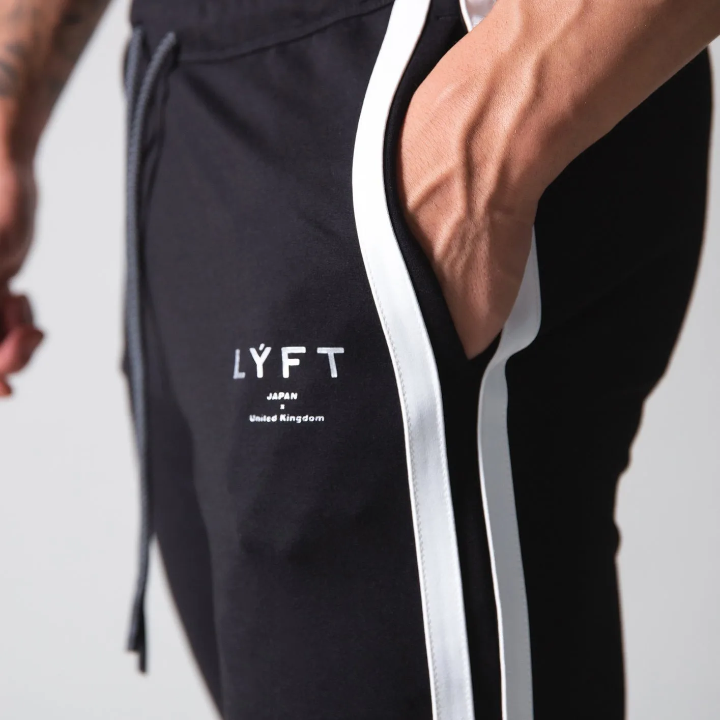 Muscle Fitness Brother Running Sports LYFT Men's Pants Outdoor Fitness Training Small Foot Sports Pants 4