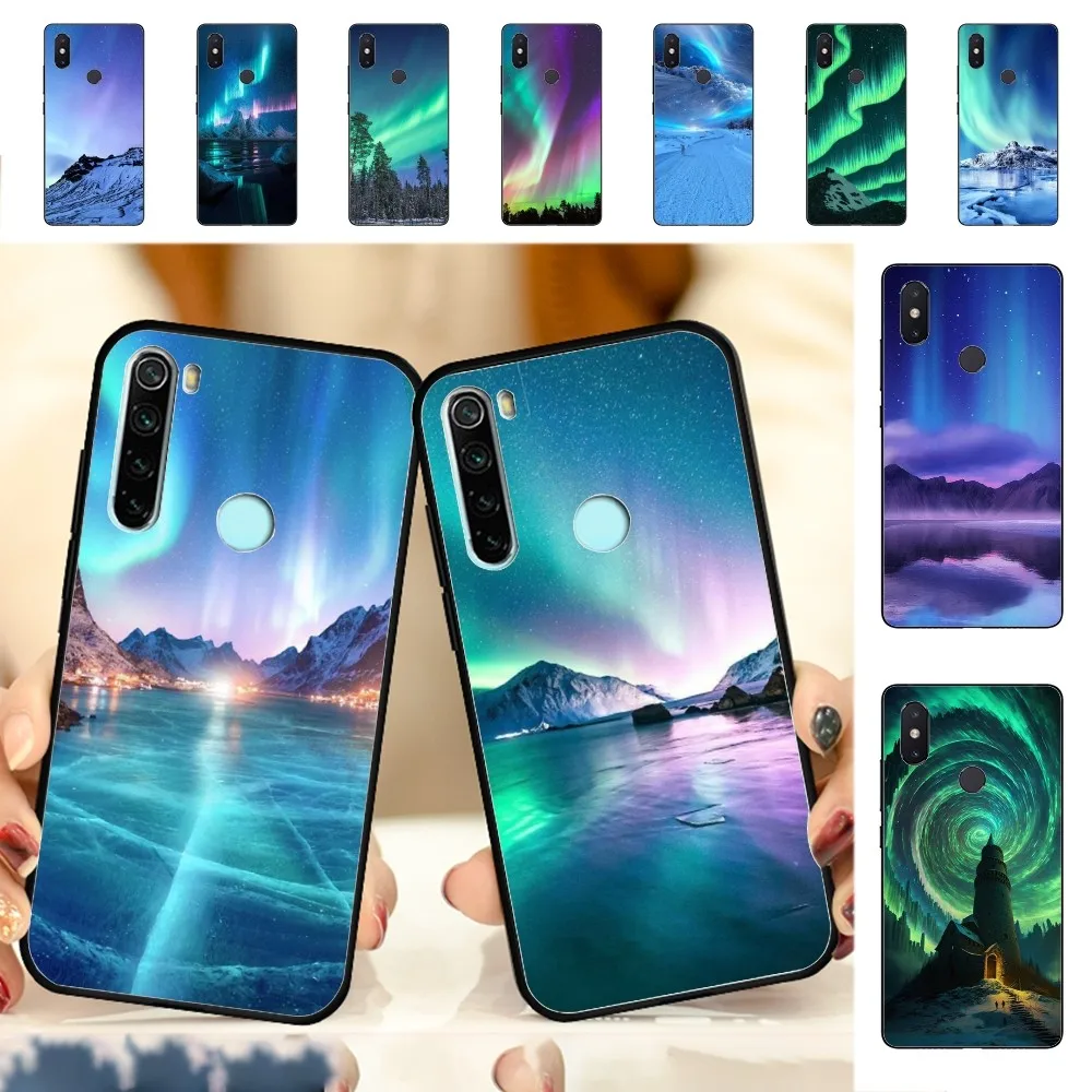 Custodia Per Telefono Arctic Polar Lights Per Redmi Note 4X5 A 6 7 8 T 9 9S 10 11 11 11S 11Epro Poco M3 Pro