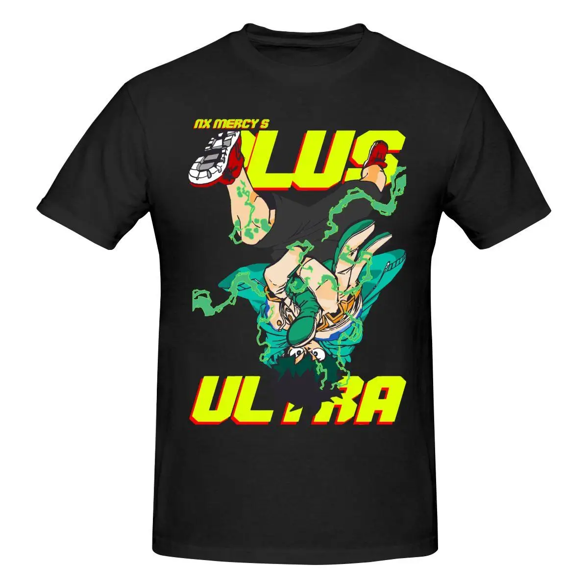 

Deku Plus Ultra Anime My Hero Academia T Shirt Cotton Crewneck Custom Short Sleeve Shirts