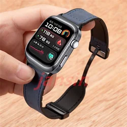 Magnetic Silicone Bracelet Vintage Business Wristband for Sliver Connector (Midnight Blue)