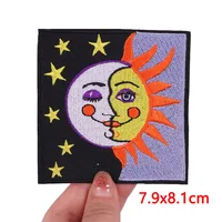 Buy ''Explore in Style: Buy Outdoor Wave Sun Iron-On Patches - Adventure Embroidery Patch Badges Online" - Image 3