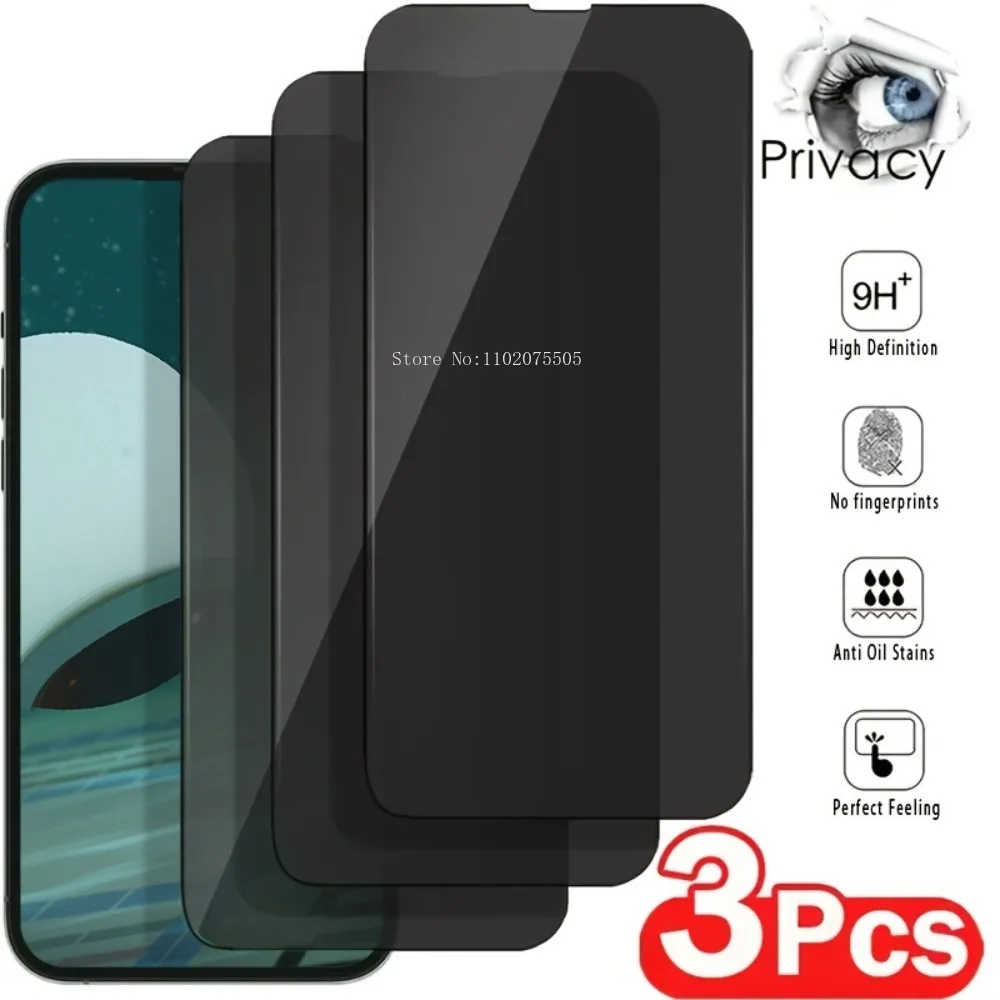 

Защитное стекло, закаленное стекло для IPhone 15 14 Pro Max 12 13 11 Pro Mini 6 7 8Plus XR X XS Max, 3 шт.