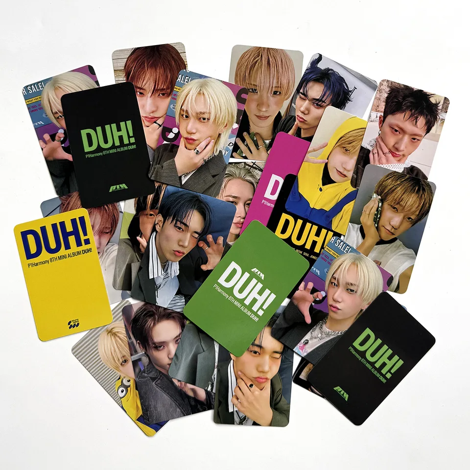 Kpop P1HARMONY DUH Album Photocards List INTAK THEO JONGSEOB photo