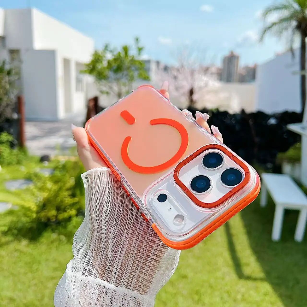 Chameleonic Matte Translucent Magnetic Phone Case